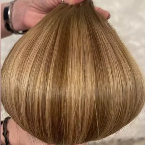 Butterfly Tresse B9 Roots Brown / Caramel / Blond gesträhnt von der Firma Hair Agents